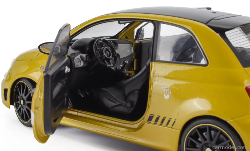 Solido Fiat Nuova 500 Abarth 595 2022 1:18 Žlutá S Černou