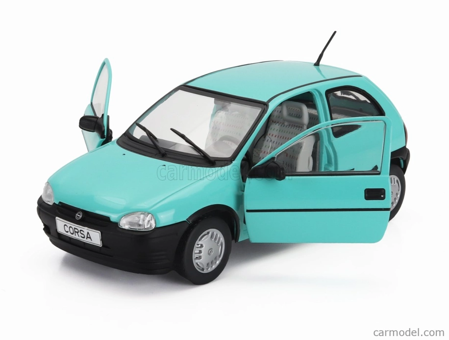 Whitebox Opel Corsa B 1993 1:24 tyrkysová
