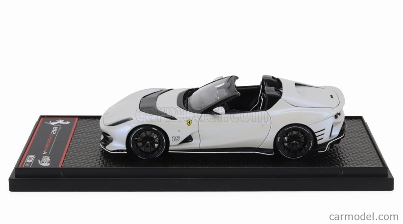 Bbr-models Ferrari 812 Competizione A Spider N 16 Osobné auto Charles Leclerc 2022 1:43 Bianco Onda Marina - matná biela