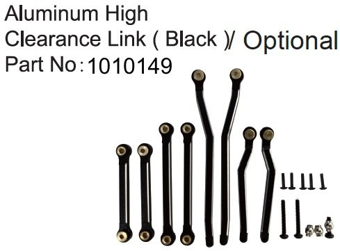 HBP240349 - (1010149) Optional Alu. HC Links - PRO/EVO 1:18