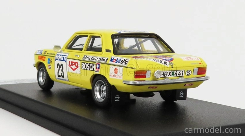 Trofeu Opel Ascona A N 23 Rally 1000 Lakes 1974 B.danielsson - B.sundberg 1:43 Žlutá