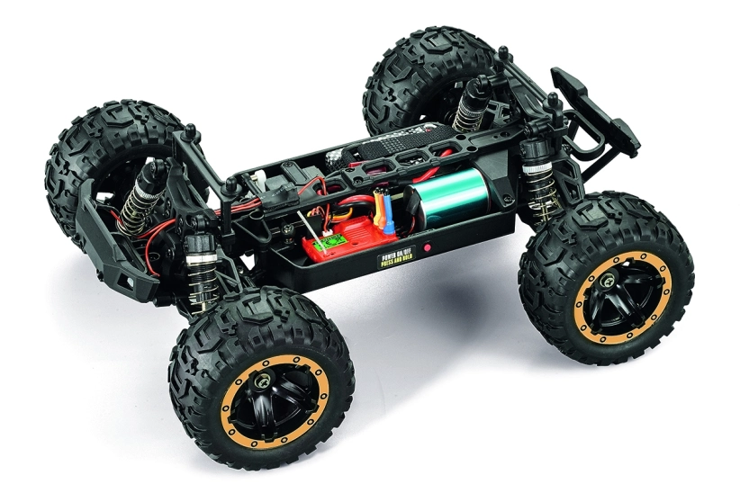 RC auto Slyder MT Turbo 1/16 4WD 2S Brushless, zlatá