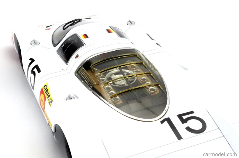 Werk83 Porsche 917lh 4.5l Team Porsche System Engeneering N 15 24h Le Mans 1969 Herbert Linge - Brian Redman - Rudi Lins 1:18 Bílá Červená