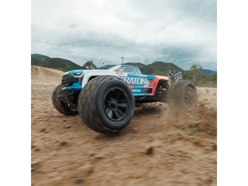 Arrma Mini Kraton 3S DSC BLX 1:16 4WD RTR tyrkysová/růžová