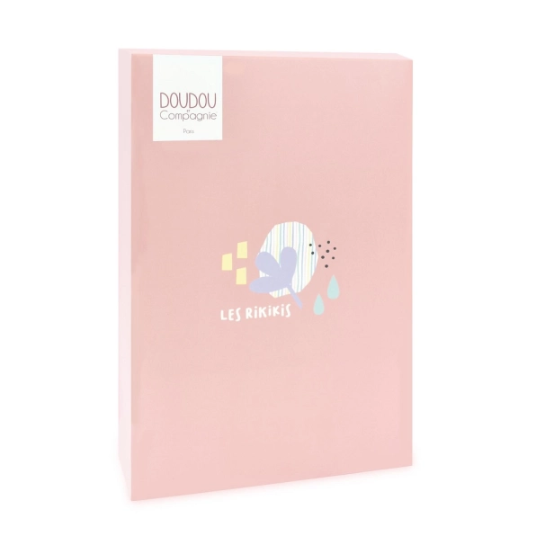 Doudou Plyšová mucholapka Ružová žirafa 19 cm