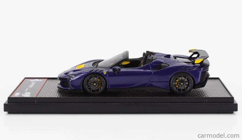 Bbr-models Ferrari Sf90 Xx Stradale Spider 2024 1:43 Blu Elettrico - modrá žltá čierna