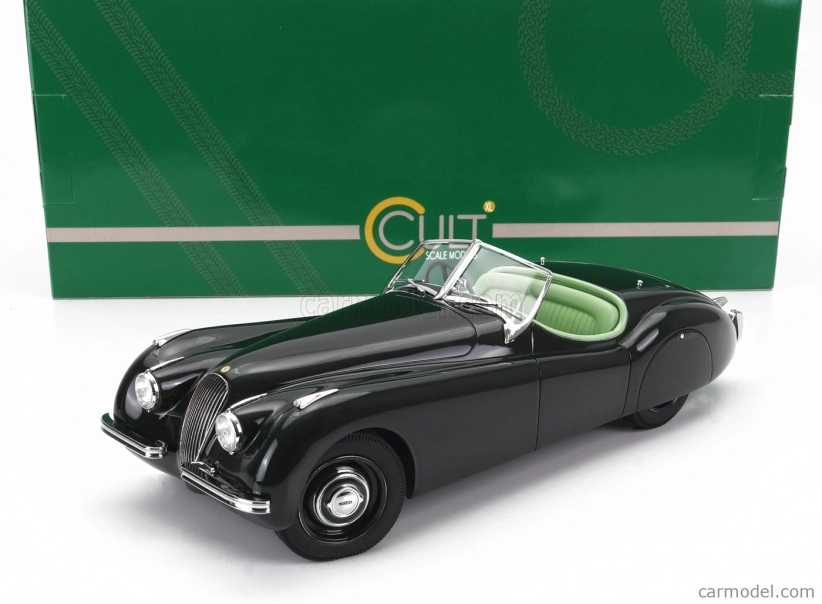 Modely Jaguar Xk120 Ots Spider Cabriolet Open 1948 1:18 Zelená