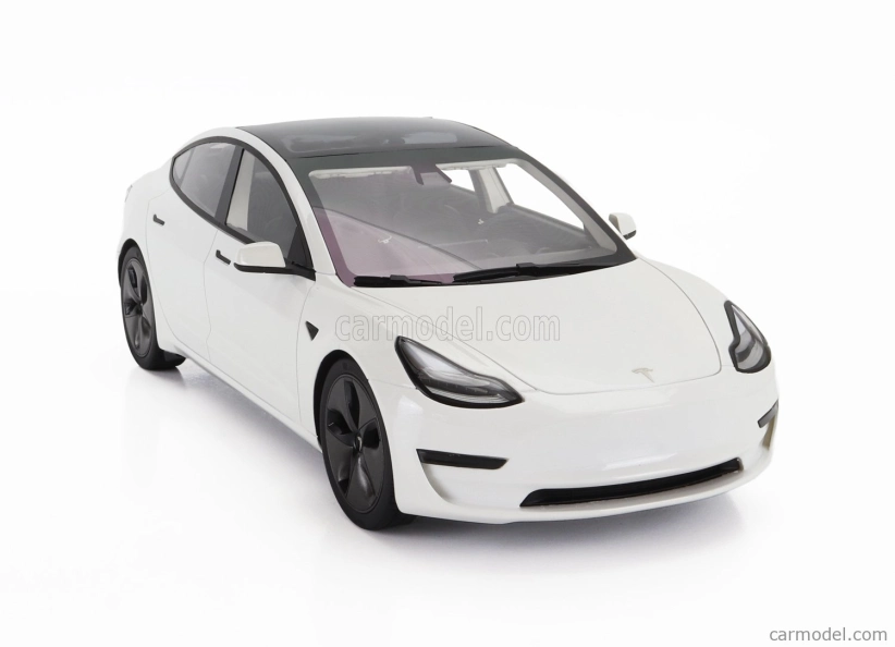 Ls-collectibles Tesla Model 3 2021 1:18 Perleťově Bílá Met