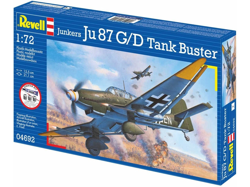 Revell Junkers Ju87 G/D Tank Buster (1:72) (štartovacia súprava)