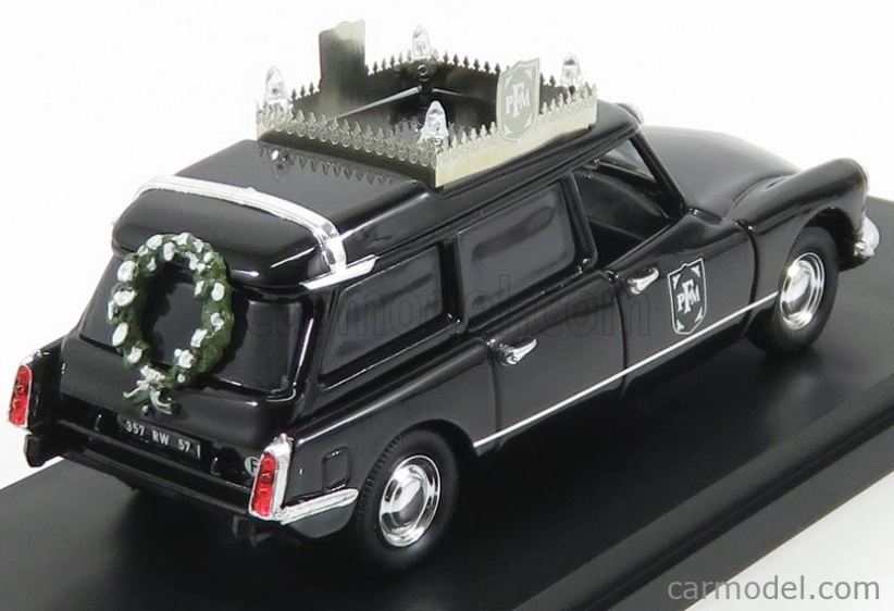 Rio-models Citroen Ds19 Break Pohrebné auto - Carro Funebre - pohrebný voz - 1963 1:43 čierna