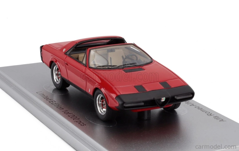Kess-model Alfa romeo Alfetta Spider Pininfarina Open 1972 1:43 Red