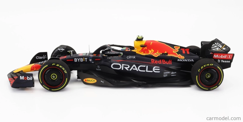 Minichamps Red bull F1 Rb18 Team Oracle Red Bull Racing N 11 1:18, tmavě modrá