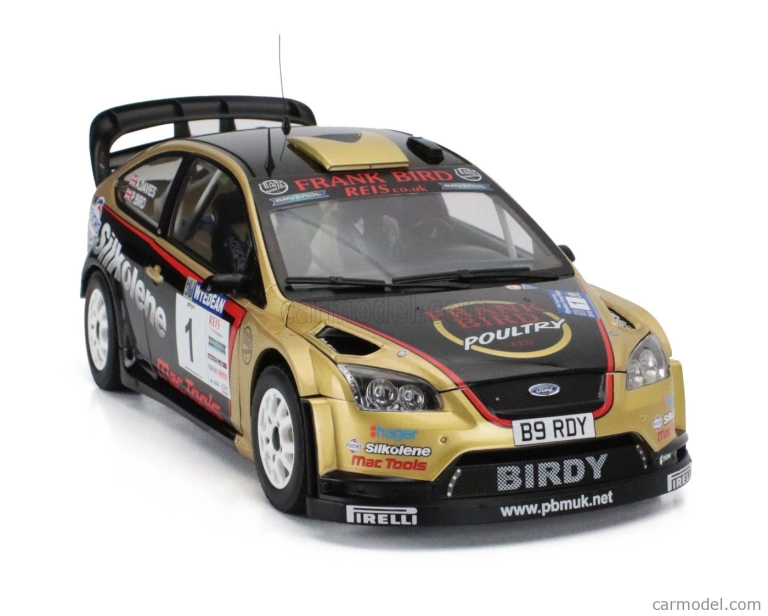 Sun-star Ford england Focus Rs Wrc08 N 1 Winner Rally Wyedean Forest 2015 Paul Bird - Aled Davies 1:18 Černé Zlato