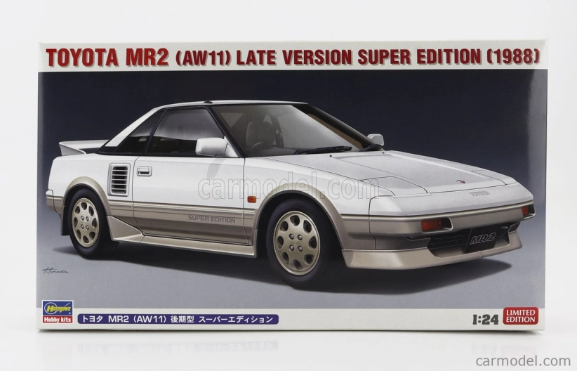 Hasegawa Toyota Mr2 (aw11) Late Version Super Edition 1988 1:24 /