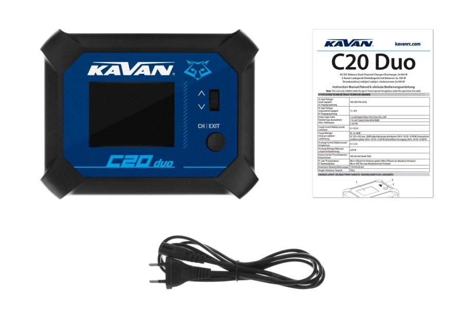 KAVAN C20 Duo nabíječ s balancerem 2x100W