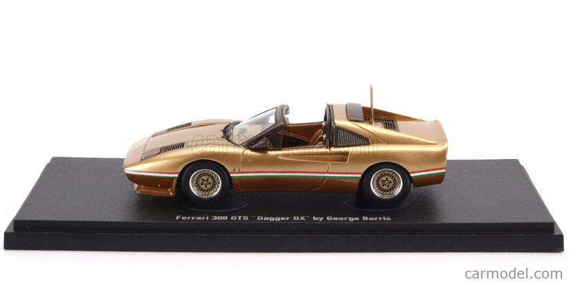 Autocult Ferrari 308 Gts Spider 1978 - Personal Car George Barris 1:43 Zlato Met Měď Met
