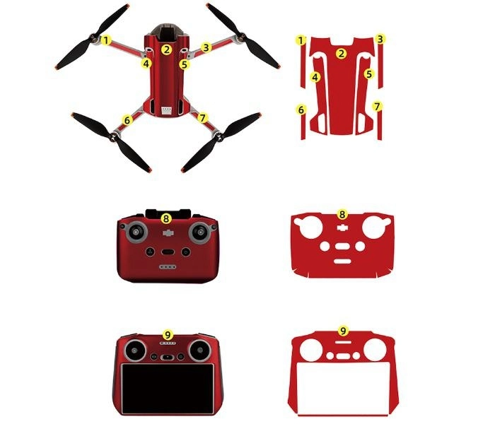 DJI MINI 3 Pro & DJI RC PVC Sticker