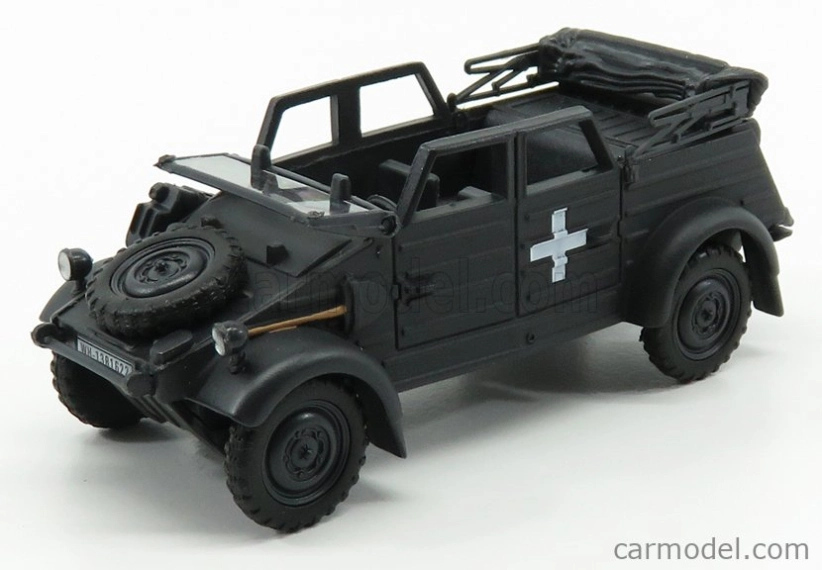 Hongwell Volkswagen Type 82 Cabriolet Open 1940 1:43 Vojenská Zelená