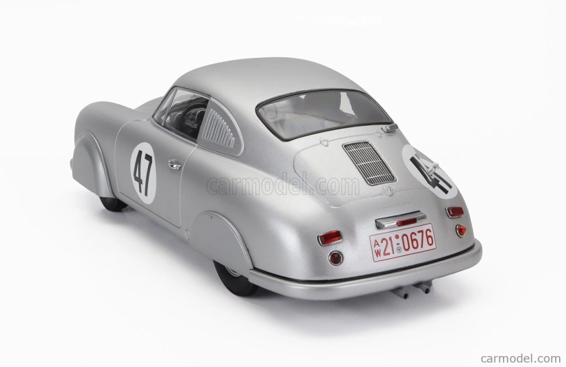 Werk83 Porsche 356 Sl Coupe Team Porsche K.g. N 47 24h Le Mans 1951 Rudolf Sauerwein - Robert Brunet 1:18 Silver