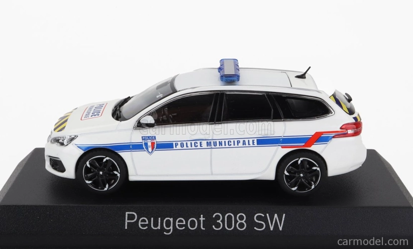 Norev Peugeot 308 Sw Station Wagon Police Municipale 2018 1:43 Biela