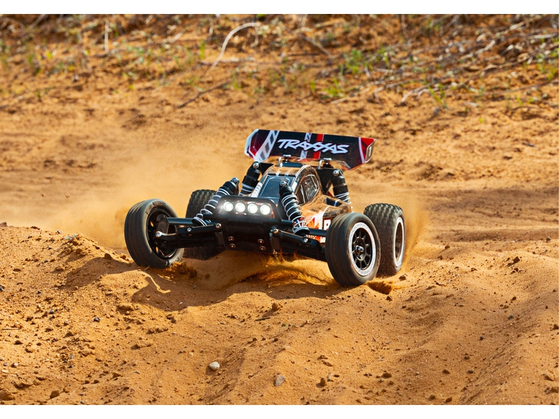 RC auto Traxxas Bandit 1:10 RTR s LED osvětlením, oranžová