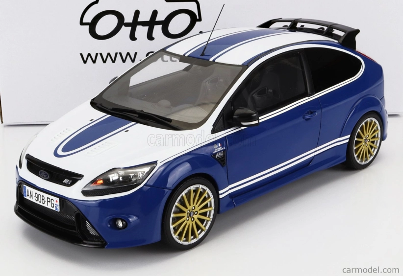 Otto-mobile Ford england Focus Rs Mkii 2010 - 24h Le Mans Tribute 1:18 Modrá Bílá