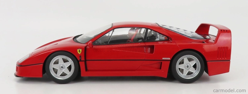 Ferrari F40 1987 v mierke Kk - Červený interiér 1:18