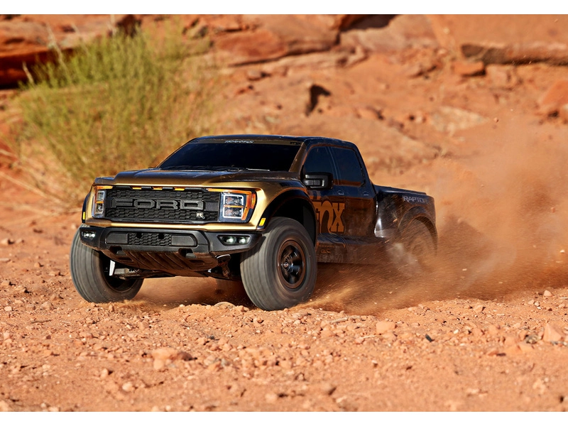 RC auto Traxxas Ford Raptor R 4X4 1:8 Ultimate RTR Fox2