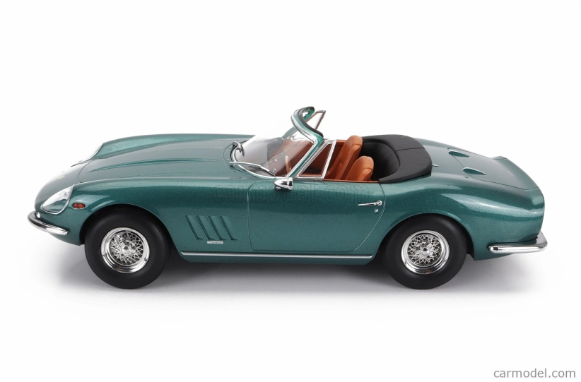 Kk-scale Ferrari 275 Gtb/4 Nart Spider 1967 1:18 Green Met