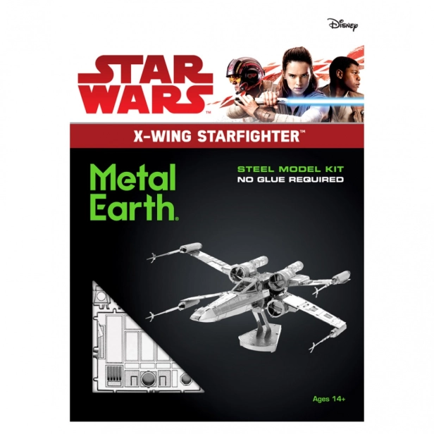 Oceľová stavebnica Star Wars X-Wing Fighter