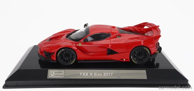 Bburago Ferrari Fxx-k Evo Hybrid 6.3 V12 1050hp 2017 1:43, červená