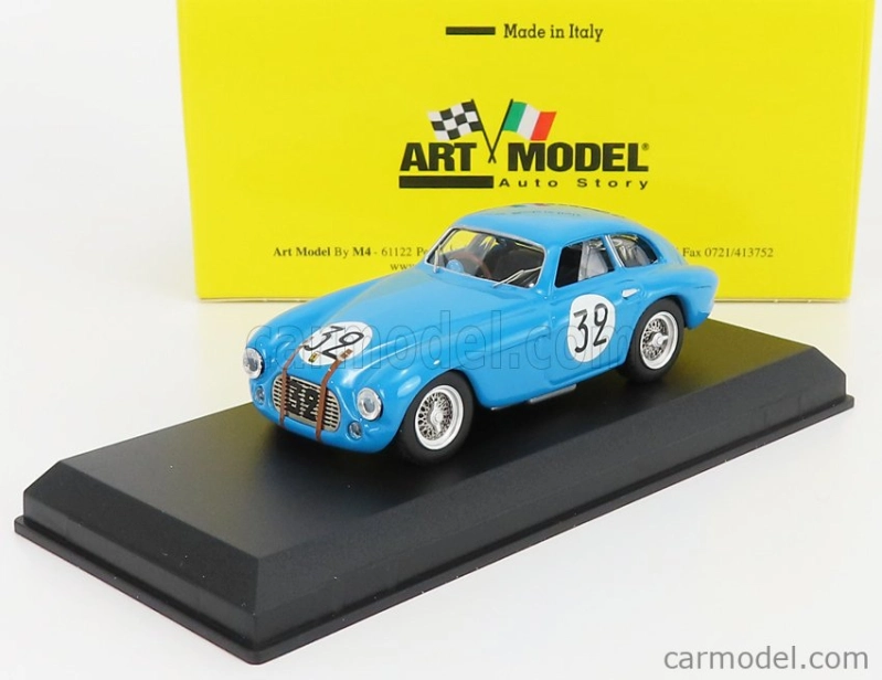 Art-model Ferrari 166mm 2.0l V12 Ch.0032 Team Luigi Chinetti N 32 1:43, modrá