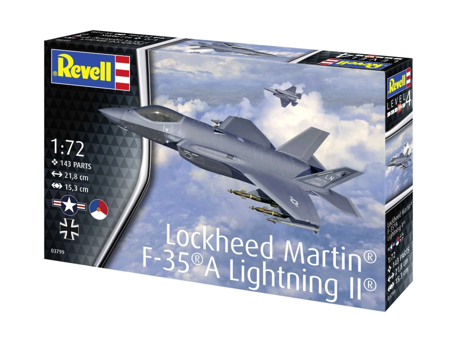 Plastic ModelKit lietadlo 03799 - F-35A (1:72)