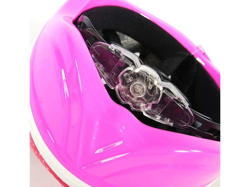 Volare - Dětská přilba Deluxe 51-55cm květiny bílá