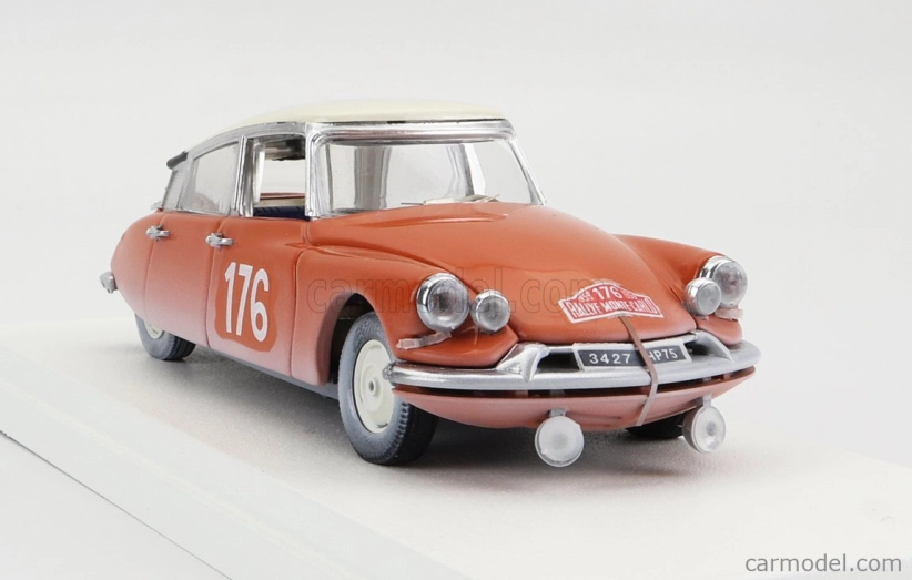 Rio-models Citroen Id19 N 176 Víťaz Rally Montecarlo 1959 P.coltelloni - P.alexandre 1:43 Červená
