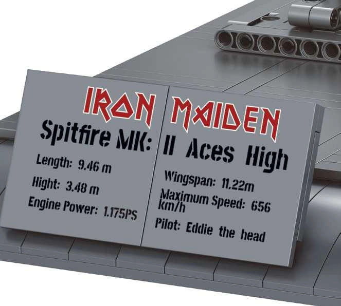Brick System REVELL 00962 - Iron Maiden Spitfire MK.II Aces High (1:18)