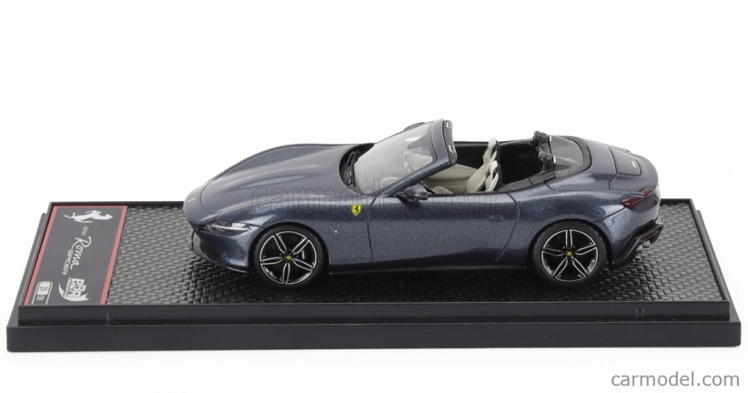 Bbr-models Ferrari Roma Spider Open 2020 1:43 Blu Roma - Blue Met