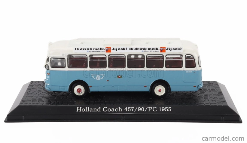 Edicola Holland Coach 457/90/pc Autobus 1955 - Damage Display Box 1:72 Světle Modrá Bílá