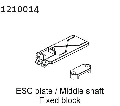 1210014 - ESC Mounting Plate