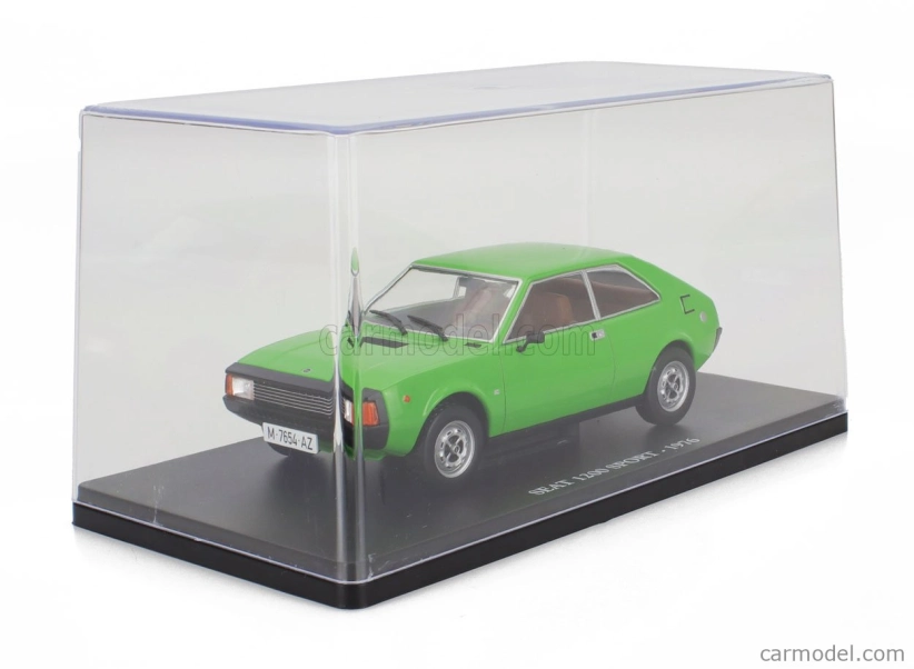 Edicola Seat 1200 Sport 1976 - Con Vetrina - S vitrínou 1:24 zelená