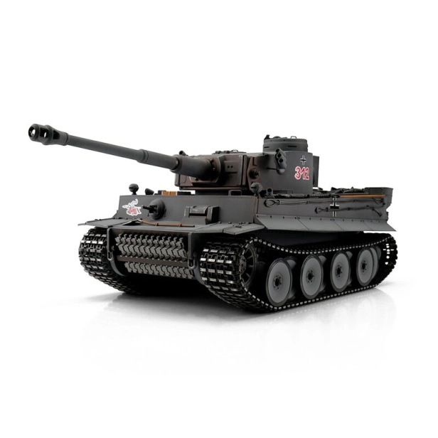RC tank Tiger I 1:16 raná verze BB, šedá