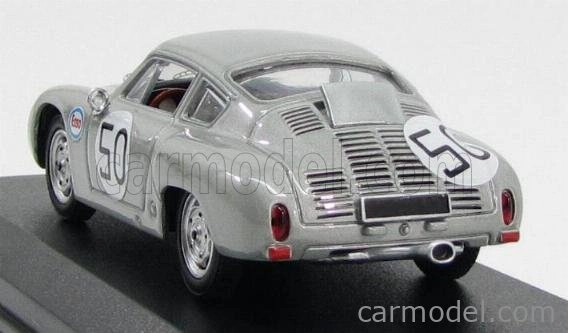 Najlepší model Porsche 1600gs Carrera Abarth N 50 Audusta Gt Race 1964 C.cassel 1:43 Silver