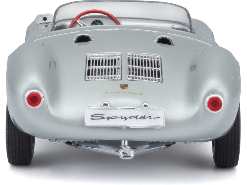Maisto Porsche 550 A Spyder 1:18 stříbrná