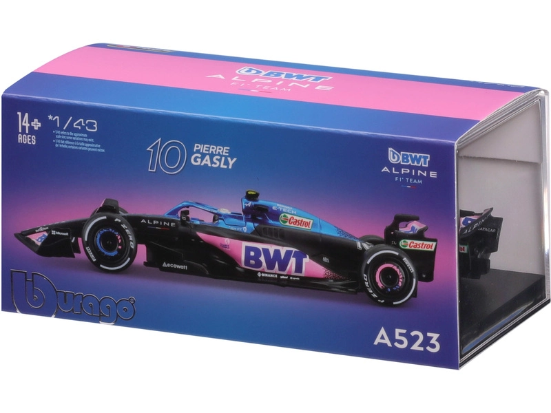 Bburago Renault F1 A523 Team Bwt Alpine F1 N 10 1:43, modrá