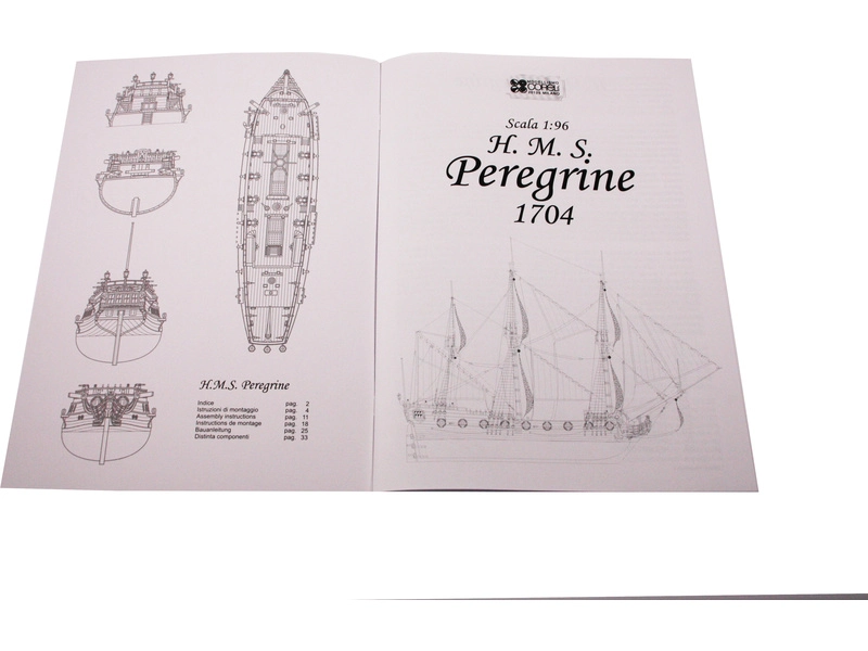 COREL H.M.S. Peregrine 1749 1:96 kit