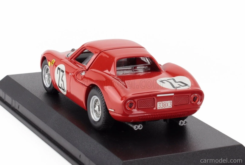 Best-model Ferrari 250lm 3.3l V12 Team Equipe Nationale Belge N 23 24h Le Mans 1964 Pierre Dumay - Gerard Langlois Van Ophem 1:43 Red