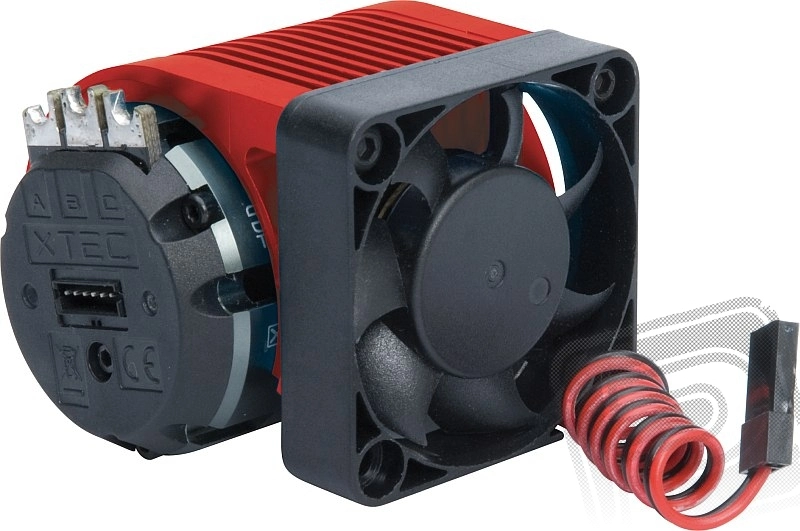 Radical Motor chladič větráček - červený