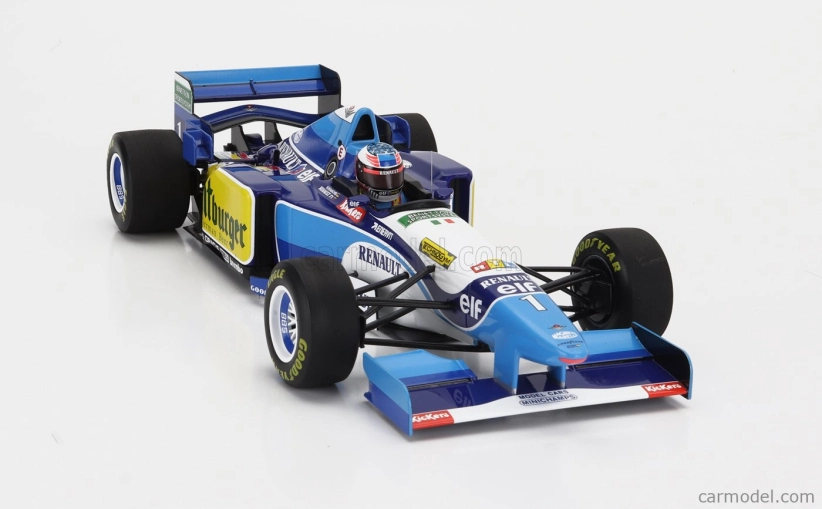 Minichamps Benetton F1  B195 Team Mild Seven Renault N 1 World Champion Winner Pacific Gp 1995 Michael Schumacher 1:18 Modrá Žlutá