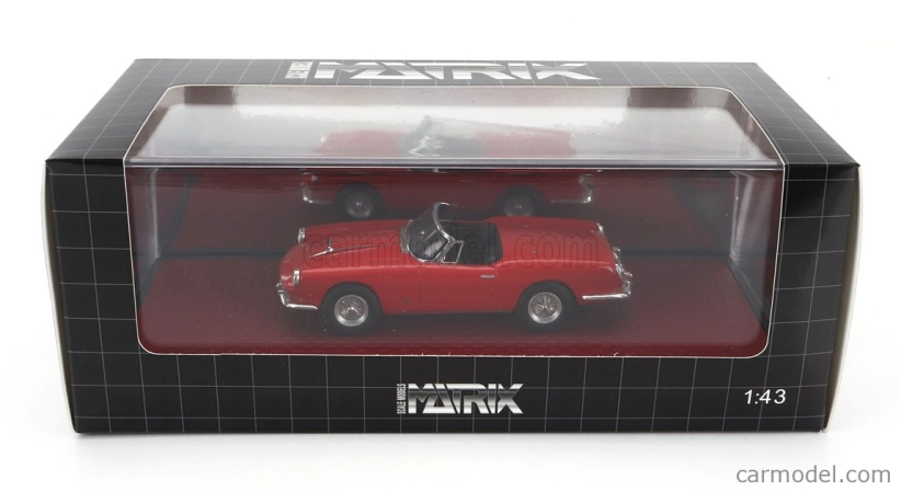 Modely v mierke Matrix Ferrari 400 Superamerica Pinifarina Cabriolet Open 1960 1:43 Červená