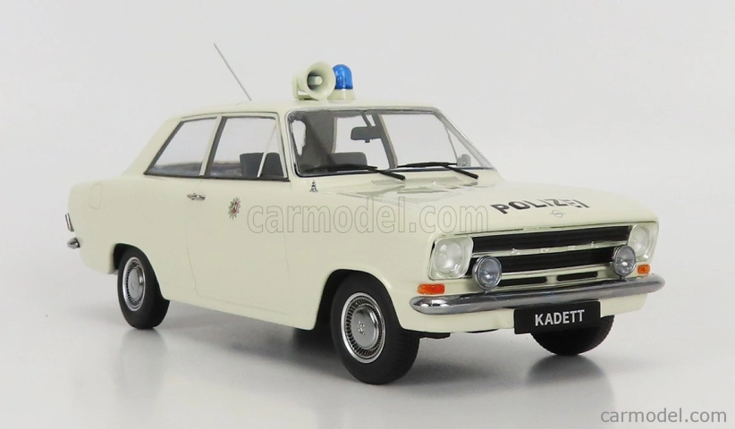 Kk-scale Opel Kadett B Police 1972 1:18 Bílá